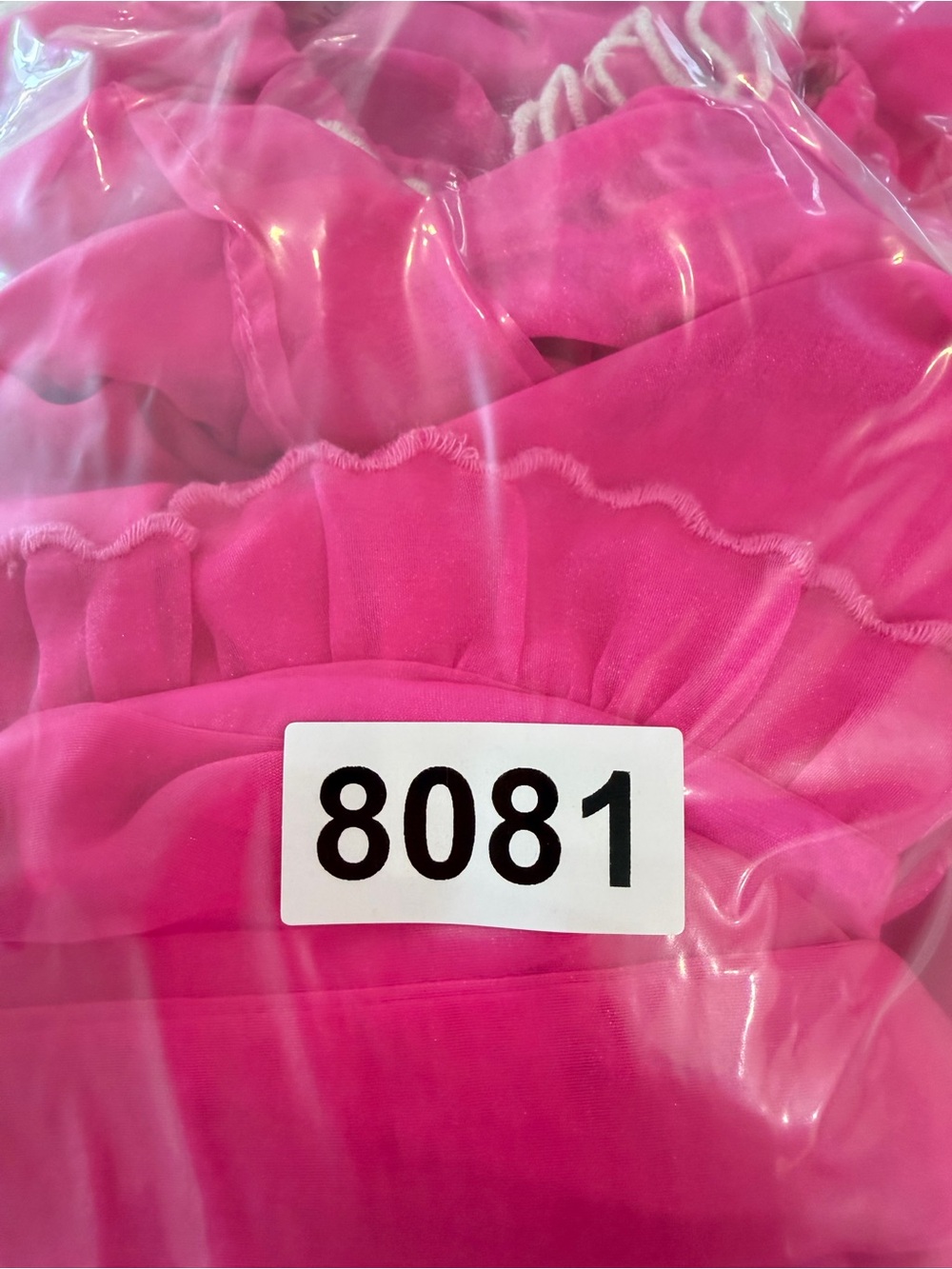 LoveShackFancy Hot Pink Ruffled Mini Dress - Picture 11 of 11